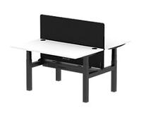 Dynamic Air Electronically Height Adjustable Back to Back Desk Rectangular H-Frame 1,400 (W) x 1,640 (D) x 1,315 (H) mm MFC (Melamine Faced Chipboard), Steel