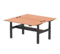 Dynamic Air Electronically Height Adjustable Back to Back Desk Rectangular H-Frame 1,600 (W) x 1,640 (D) x 1,315 (H) mm MFC (Melamine Faced Chipboard), Steel