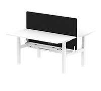 Dynamic Air Electronically Height Adjustable Back to Back Desk Rectangular H-Frame 1,600 (W) x 1,640 (D) x 1,315 (H) mm MFC (Melamine Faced Chipboard), Steel