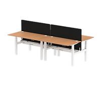 Dynamic Air Electronically Height Adjustable Back to Back Desk Rectangular H-Frame 2,810 (W) x 1,640 (D) x 1,315 (H) mm MFC (Melamine Faced Chipboard), Steel