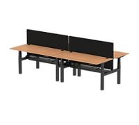 Dynamic Air Electronically Height Adjustable Back to Back Desk Rectangular H-Frame 3,210 (W) x 1,640 (D) x 1,315 (H) mm MFC (Melamine Faced Chipboard), Steel