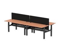 Dynamic Air Electronically Height Adjustable Back to Back Desk Rectangular H-Frame 3,210 (W) x 1,640 (D) x 1,315 (H) mm MFC (Melamine Faced Chipboard), Steel
