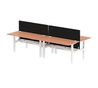 Dynamic Air Electronically Height Adjustable Back to Back Desk Rectangular H-Frame 3,210 (W) x 1,640 (D) x 1,315 (H) mm MFC (Melamine Faced Chipboard), Steel