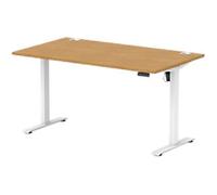 Dynamic Air Lite Electronically Height Adjustable Back to Back Desk Rectangular T-Foot 1,400 (W) x 800 (D) x 1,140 (H) mm MFC (Melamine Faced Chipboard)
