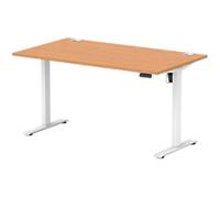 Dynamic Air Lite Electronically Height Adjustable Back to Back Desk Rectangular T-Foot 1,400 (W) x 800 (D) x 1,140 (H) mm MFC (Melamine Faced Chipboard)