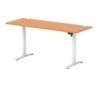 Dynamic Air Lite Electronically Height Adjustable Back to Back Desk Rectangular T-Foot 1,600 (W) x 600 (D) x 1,140 (H) mm MFC (Melamine Faced Chipboard)
