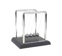 Dynamic Balance Cradle Educational Science Accessories for Office Desk & Visual Relaxation Swinging Balls Cradle Balance Balls with Base for Physics Learning