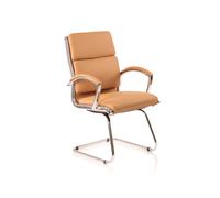 Dynamic Classic Cantilever Chair Tan with Arms