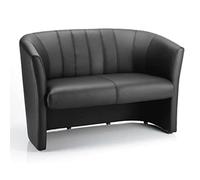 Neo Twin Tub Black Leather