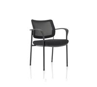 Brunswick Deluxe Mesh Back Black Frame With Arms
