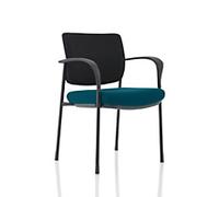 dynamic Brunswick Deluxe Visitor Chair Fixed Armrest Blue 115 kg KCUP1558 620 x 510 x 830 mm