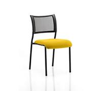 dynamic Brunswick Visitor Chair Canary Yellow 115 kg 550 x 610 x 840 mm