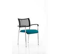 dynamic Brunswick Visitor Chair Fixed Armrest Maringa Teal 115 kg Brunswick 550 x 610 x 840 mm