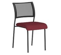 dynamic Brunswick Visitor Chair Red 115 kg 550 x 610 x 840 mm