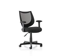 dynamic Camden Operator Chair Basic Tilt Mesh Optional Armrest Black 120 kg Camden 610 x 610 x 860 mm