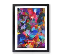 Dynamic Change Abstract Framed Print | A2 Black Framed Wall Art | Ready to Hang | Abstract Fantasy Picture | Living Room Bedroom Lounge Office