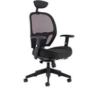 dynamic Denver Office Chair Synchro Tilt Mesh Height-Adjustable Armrest Black 120 kg KC0283 660 x 660 x 1,200 mm