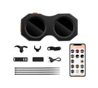 Dynamic Devil Eye Light Light 3D Lens Dynamic Pupils Headlight Light LED Motorcycle Modification Remote