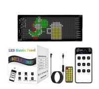 Dynamic Devil Eyes Light for Cars Truck Windshield Programmable LED Display Flexible Soft Screen Bluetooth APP Remote Control(16x32 Pixels)