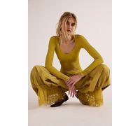 Dynamic Duo Long Sleeve by Intimately at Free People in Acid Moss, Size: XS/S - female