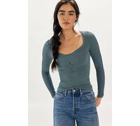 Dynamic Duo Long Sleeve by Intimately at Free People in North Atlantic, Size: XS/S - female