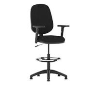 dynamic Eclipse I Operator Chair Basic Tilt Fabric Height-Adjustable Armrest Black 120 kg Eclipse I 600 x 600 x 1,010 mm
