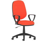 dynamic Eclipse I Operator Chair Permanent Contact Fabric Fixed Armrest Red 120 kg Eclipse I 600 x 600 x 1,010 mm