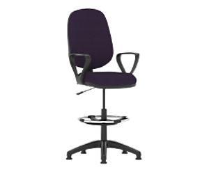 dynamic Eclipse I Operator Chair Permanent Contact Fixed Armrest Purple 120 kg Eclipse I 600 x 600 x 1,010 mm