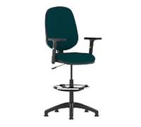 dynamic Eclipse I Operator Chair Permanent Contact Height-Adjustable Armrest Green 120 kg Eclipse I 600 x 600 x 1,010 mm