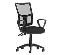 dynamic Eclipse II Operator Chair Basic Tilt Mesh Fabric Fixed Armrest Black 120 kg Eclipse II 610 x 610 x 990 mm