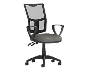 dynamic Eclipse II Operator Chair Basic Tilt Mesh Fixed Armrest Black, Charcoal 205 kg Eclipse II 610 x 610 x 990 mm