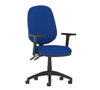 dynamic Eclipse II Operator Chair Permanent Contact Fabric Height-Adjustable Armrest Blue 120 kg Eclipse Plus II 600 x 600 x 970 mm
