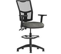 dynamic Eclipse II Operator Chair Permanent Contact Height-Adjustable Armrest Charcoal 120 kg Eclipse II 600 x 600 x 1,070 mm