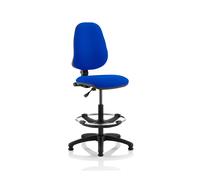 Eclipse Plus I Lever Task Operator Chair Blue Hi RiseDraughtsman Kit