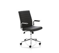 dynamic Era Executive Chair Basic Tilt Bonded leather Fixed Armrest Black 120 kg Ezra 560 x 580 x 980 mm