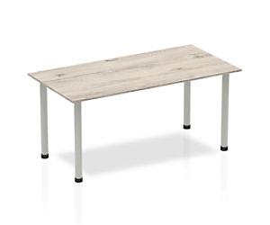 dynamic Ergonomic Desk Impulse IPLST16GRY Grey Oak 1600 mm x 800 mm x 725 mm