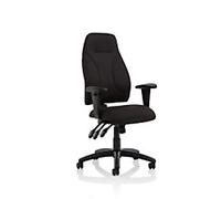 dynamic Esme Office Chair Basic Tilt Fabric Height-Adjustable Armrest Black 120 kg OP000232 630 x 610 x 1,110 mm
