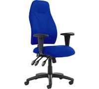 dynamic Esme Posture Chair Basic Tilt Fabric Height-Adjustable Armrest Blue 120 kg 630 x 610 x 1,110 mm
