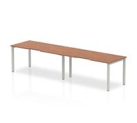 dynamic Computer Desk Evolve Plus BR216WNTS Walnut 3200 mm x 800 mm x 730 mm