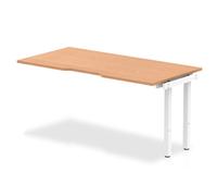 Evolve Plus 1600mm Single Row Extension Kit Oak Top White Frame BE310