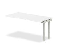 Evolve Plus 1200mm Single Row Extension Kit White Top Silver Frame BE336 DD