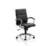 Classic Executive Chair Medium Back Black With Arms