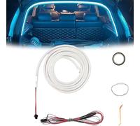 Dynamic Flowing Car Trunk Light Strip, 2025 Upgrade Flexible Trunk Led Light Strip, Automatischer Sensor Tail Box for Car Cargo Area Or Interior (Ice Blue, Full circle 4 m/157 in)