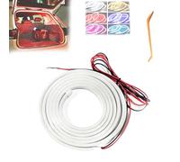 Dynamic Flowing Car Trunk Light Strip, 2m/4m Auto On/Off Dynamic Car Hood LED Strip, Universal Cars Trunk Atmosphere Light, Waterproof & Cut-to-Fit, for Cars, Suvs, Trucks (Red, 4M)