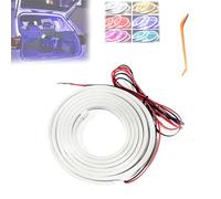 Dynamic Flowing Car Trunk Light Strip, 2m/4m Auto On/Off Dynamic Car Hood LED Strip, Universal Cars Trunk Atmosphere Light, Waterproof & Cut-to-Fit, for Cars, Suvs, Trucks (Blue, 4M)