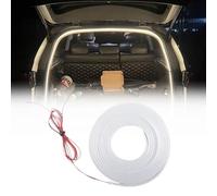 Dynamic Flowing Car Trunk Light Strip - 78/157 Inch Cuttable LED Strip for Car Cargo Area or Interior, Auto On/Off Trunk LED Accent Lighting (B-Warm White,4M/157Inch)