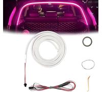 Dynamic Flowing Car Trunk Light Strip,Car Boot Led Strip Light/Trunk,Trunks Led Lights Strips,Automatischer Sensor Tail Box for Cars Cargo Area Or Interior (Purple pink, Full circle 4 m/157 in)