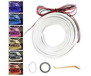 Dynamic Flowing Car Trunk Light Strip, Trunk Led Light Strip, Car Interior Led Fibre Optic Strips Lights for Cars Trunks,Suvs Cargo Area (Warm yellow, Full circle 4 m/157 in)