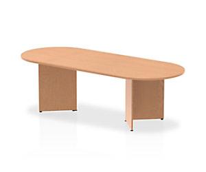 dynamic Freeform Table Impulse Oak MDF (Medium-Density Fibreboard) Brown 2,400 x 1,000 x 730 mm