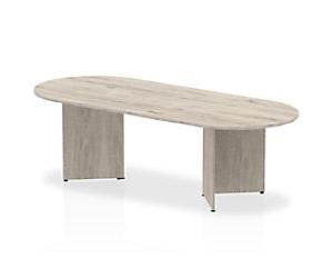 dynamic Freeform Table Impulse Oak MDF (Medium-Density Fibreboard) Grey 2,400 x 1,000 x 730 mm